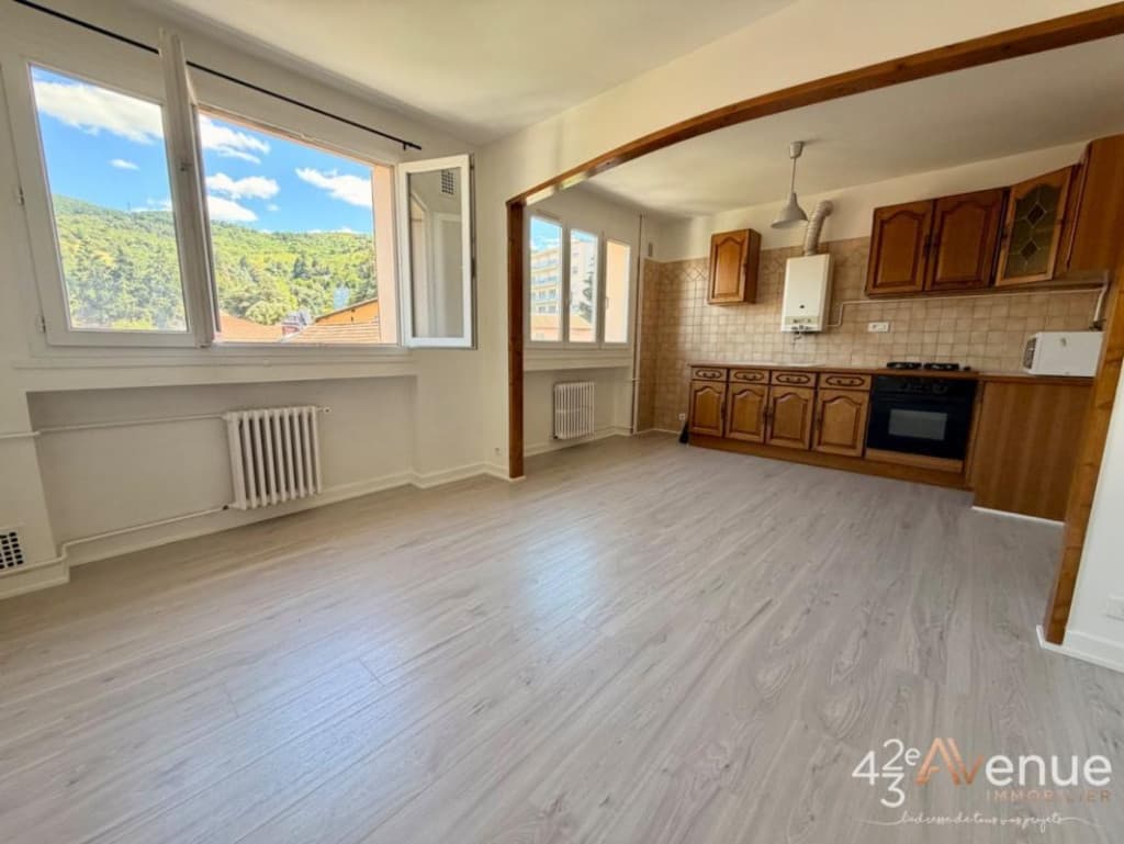 EXCLUSIVITÉ – SAINT-ÉTIENNE TERRENOIRE – F2 DE 42,59 m² – LUMINEUX –
