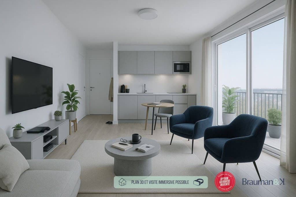 Studio neuf à vendre